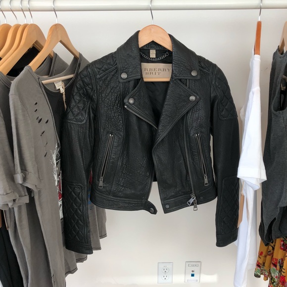 Burberry Jackets & Blazers - Burberry leather jacket. Size 2